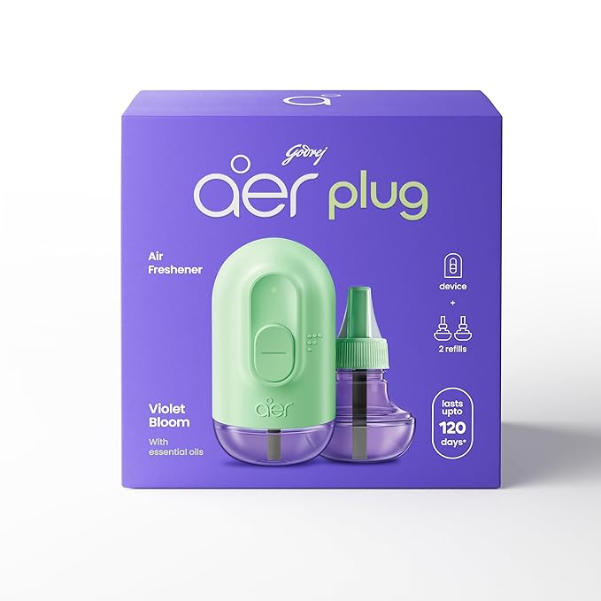 Godrej Aer Plug Violet Bloom machine & freshner