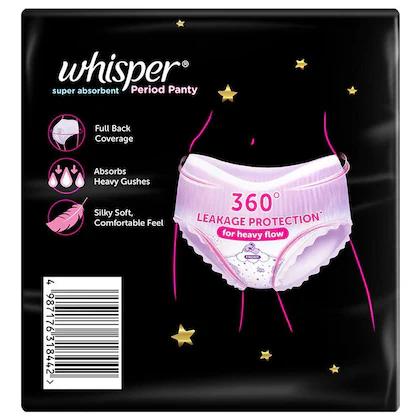 Whisper Period Panty M L pack of 6