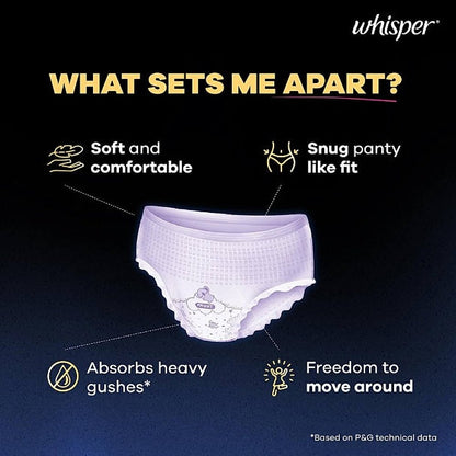 Whisper Period Panty M L pack of 6