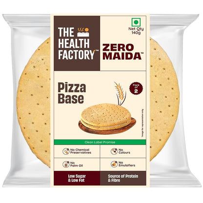 The Health Factory Zero Maida Pizza Base (2 Pcs) 140 g