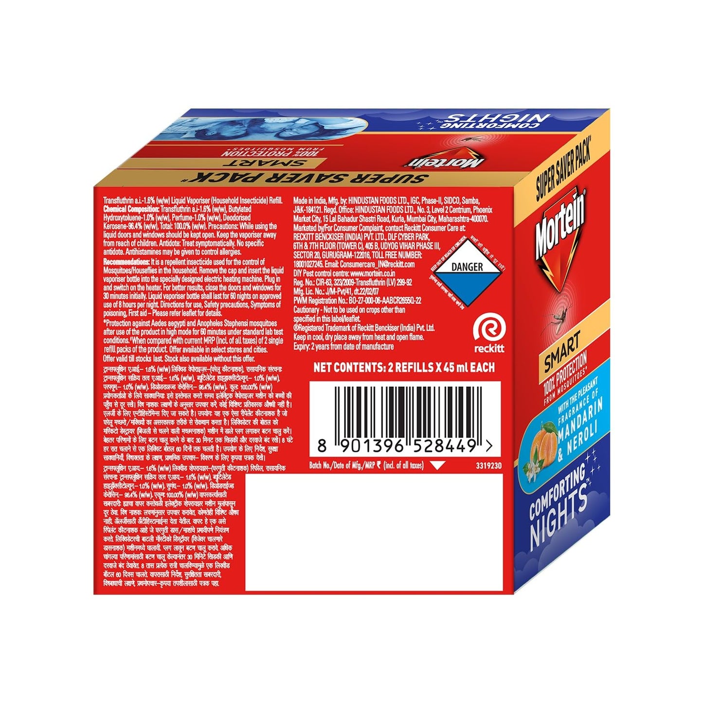 Mortein Instant vaporizer Twin Pack 45 ml