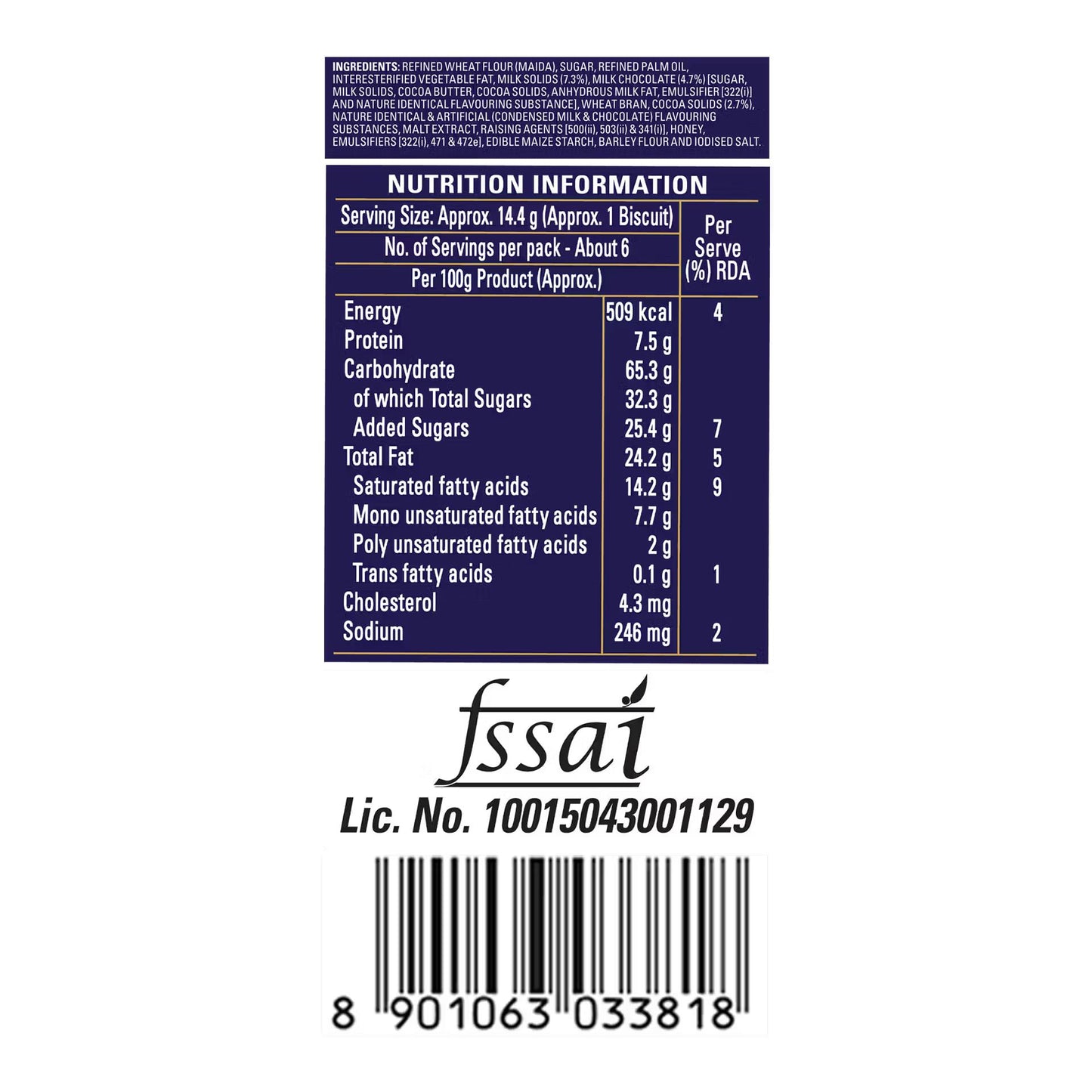 Britannia Pure Magic Choco Tarts 84 gm