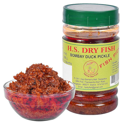 H.S Dry Bombay Duck Pickle Jar 200 g