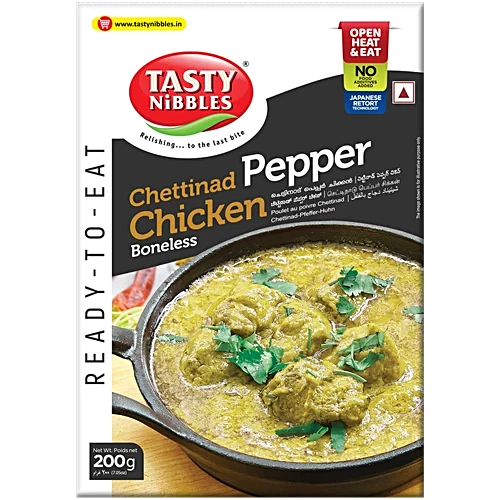 Tasty Nibbles Chettinad Pepper Chicken Pouch 200 g