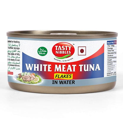 Tasty Nibbles White Meat Tuna Flakes in Water 185 gm