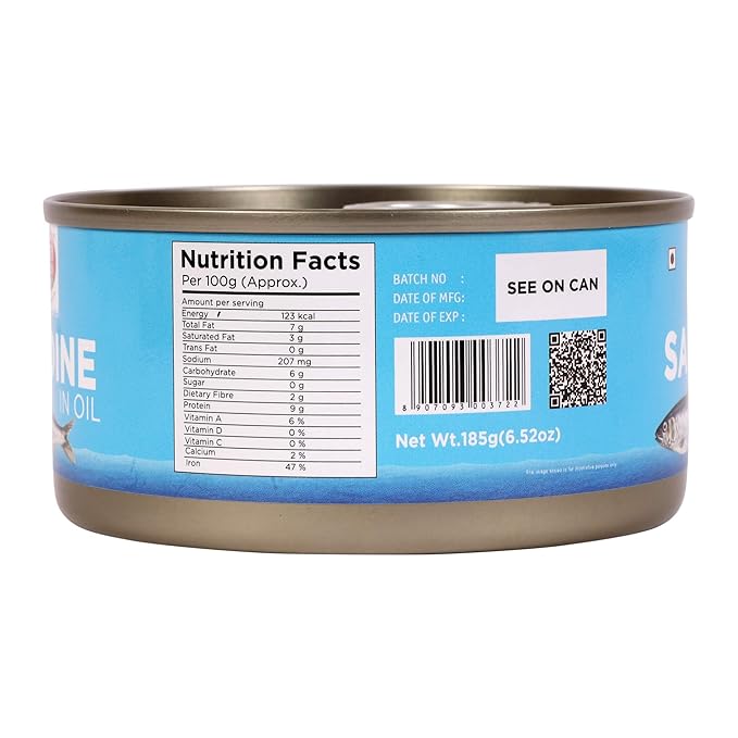 Tasty Nibbles Sardine in Oil 185 g