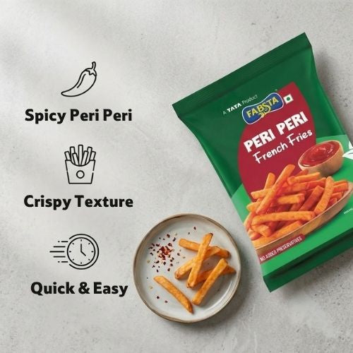 Fabsta Fresh Fries Peri Peri, 432 g