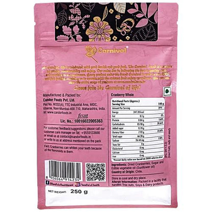 Carnival Dried Cranberry Whole 100 gm