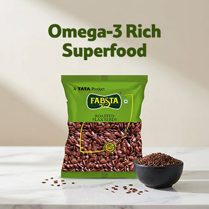 Fabsta Roasted Flax Seeds, 100 g