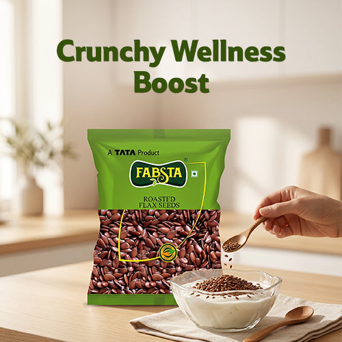 Fabsta Roasted Flax Seeds, 100 g