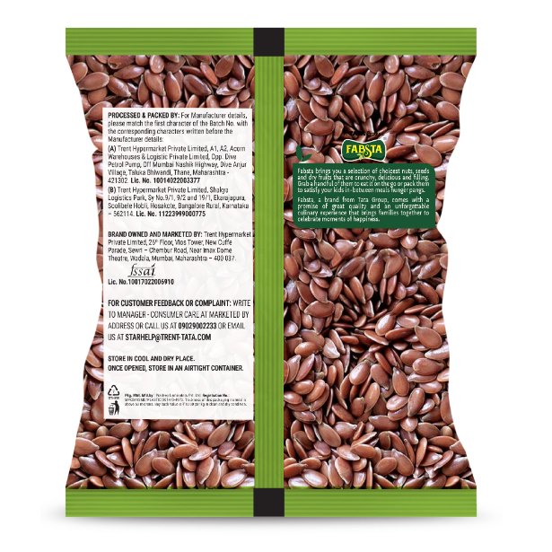 Fabsta Roasted Flax Seeds, 100 g
