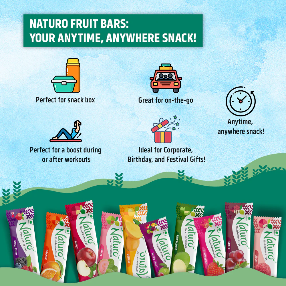 Naturo Mango Fruit Bars Multipack 20x7 gm