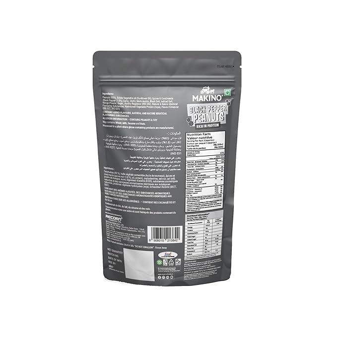 Makino Black Pepper Peanuts 150 gm