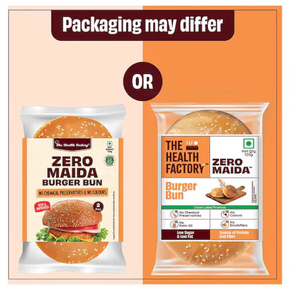 The Health Factory Zero Maida Burger Bun 120 g