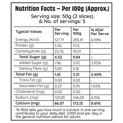The Health Factory Zero Maida Milk Bread 250 g