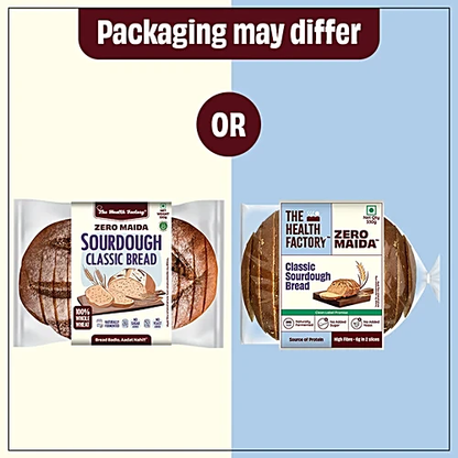 The Health Factory Zero Maida Classic Sourdough Bread, 330 g