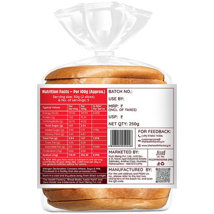 The Health Factory Zero Maida Protein Bread 250 g