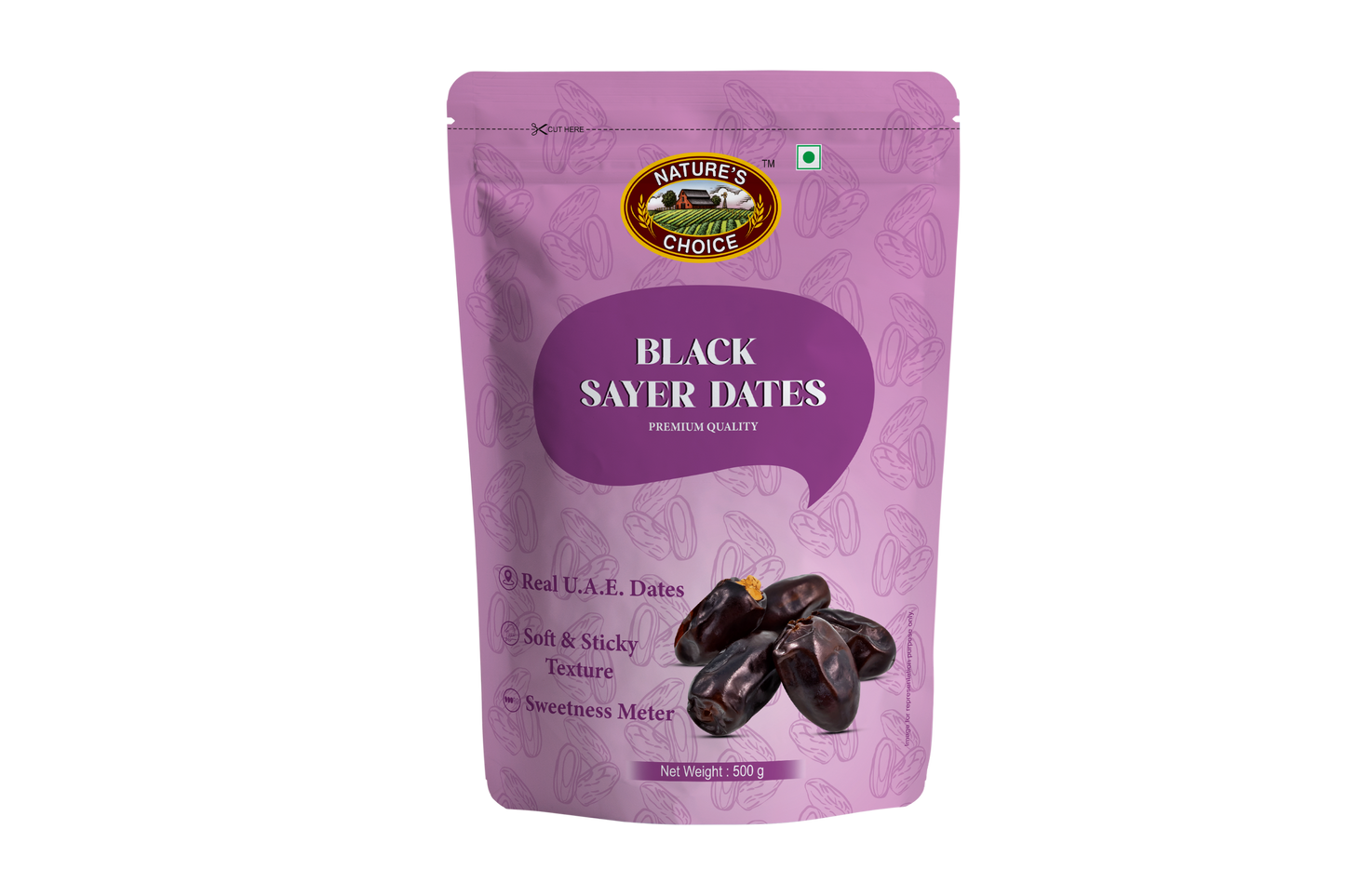 Nature's Choice Black Sayer Dates 500 g