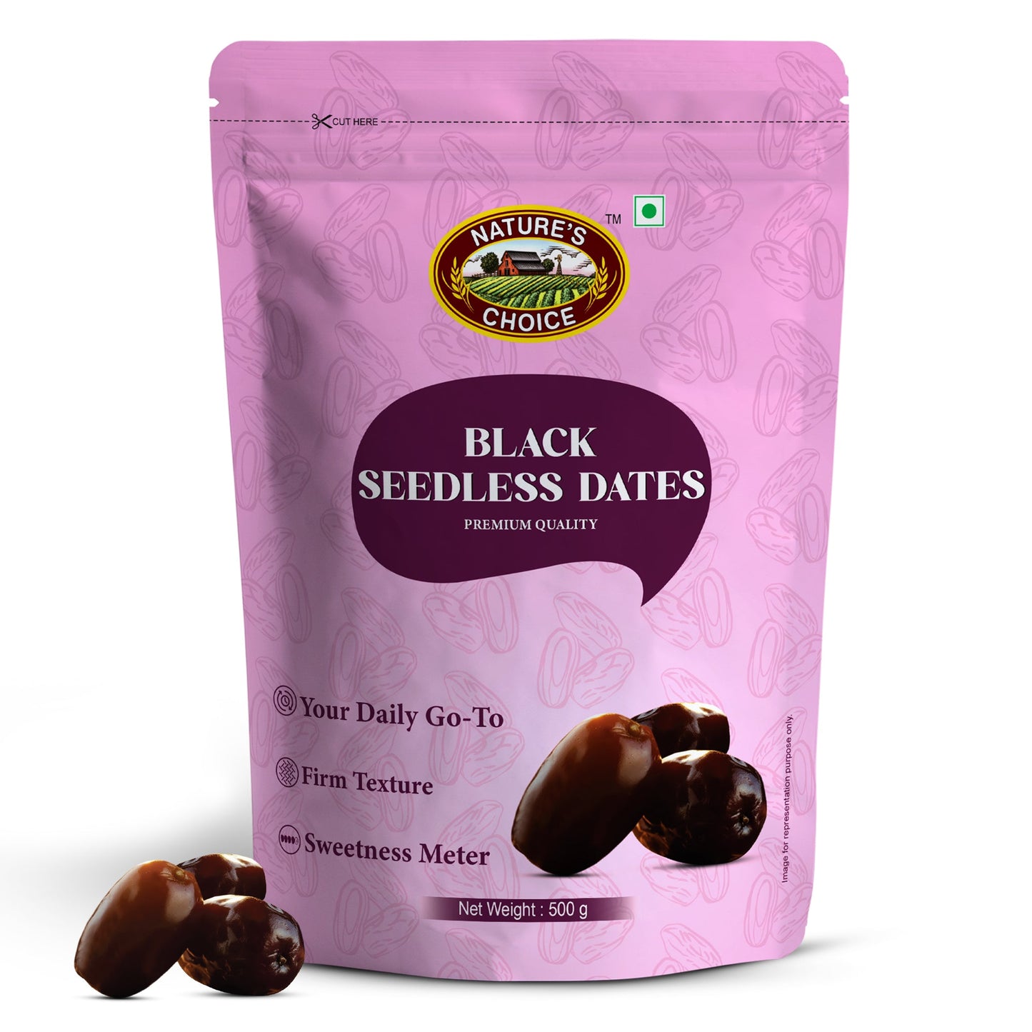Nature's Choice Black Seedless Date 500 g
