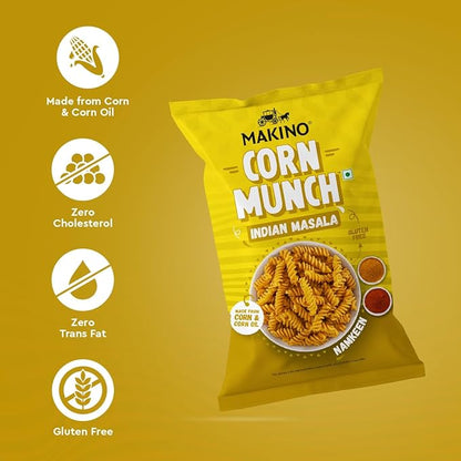 Makino Corn Munch Indian Masala Namkeen 150 g