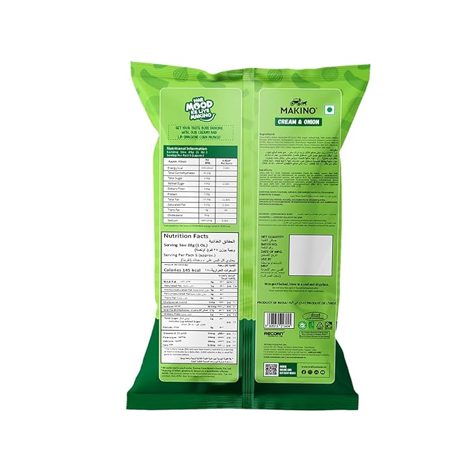 Makino Corn Munch Cream N Onion Namkeen 150 gm