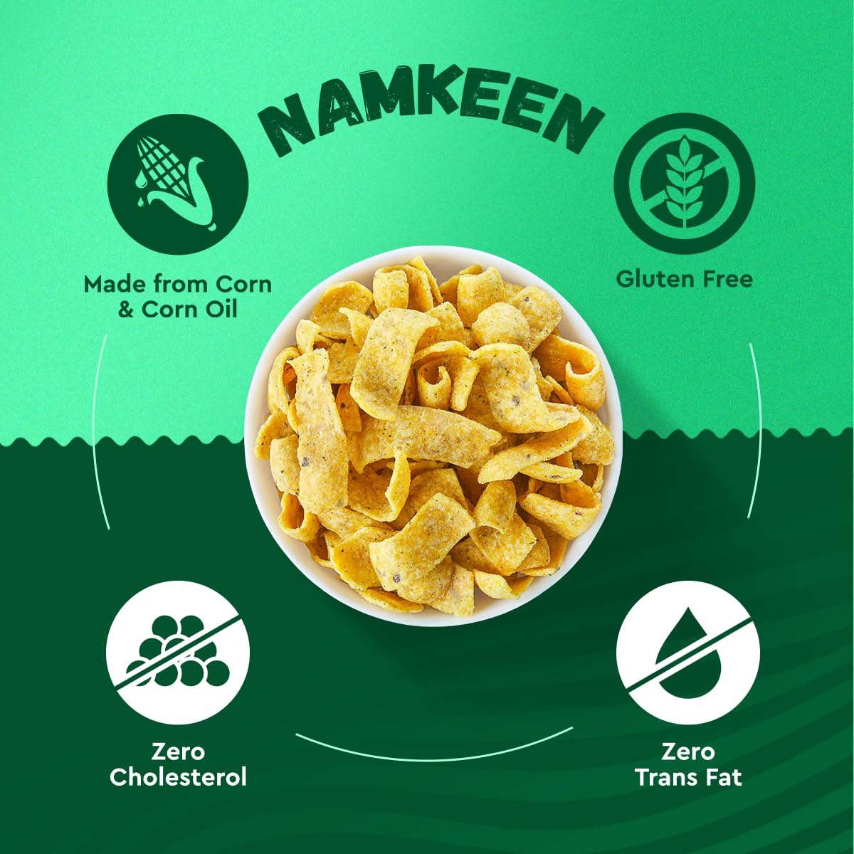 Makino Corn Munch Cream N Onion Namkeen 150 g