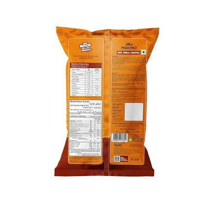 Makino Corn Munch Red Chilli Chatka Namkeen 150 gm