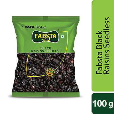 Fabsta Seedless Black Raisins 100 gm