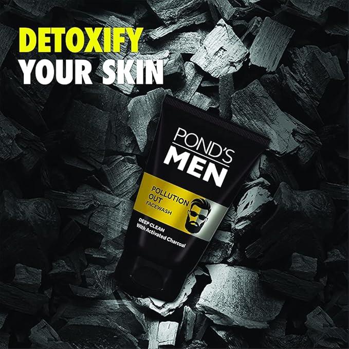 Ponds Mens Pollution Out Face Wash 150 gm