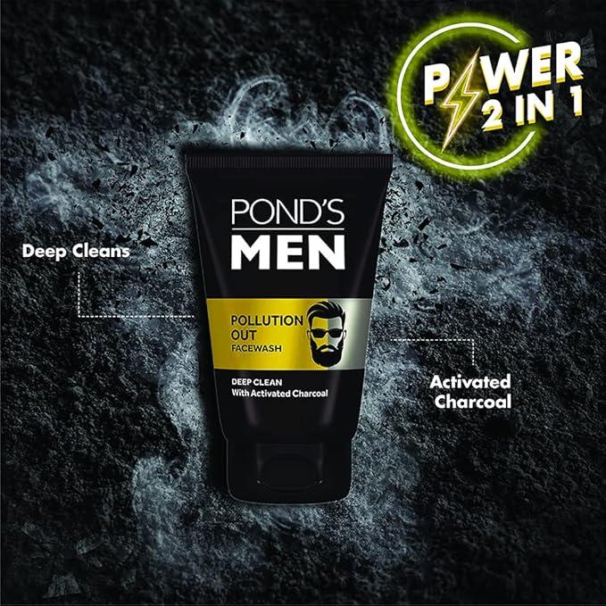 Ponds Mens Pollution Out Face Wash 150 gm