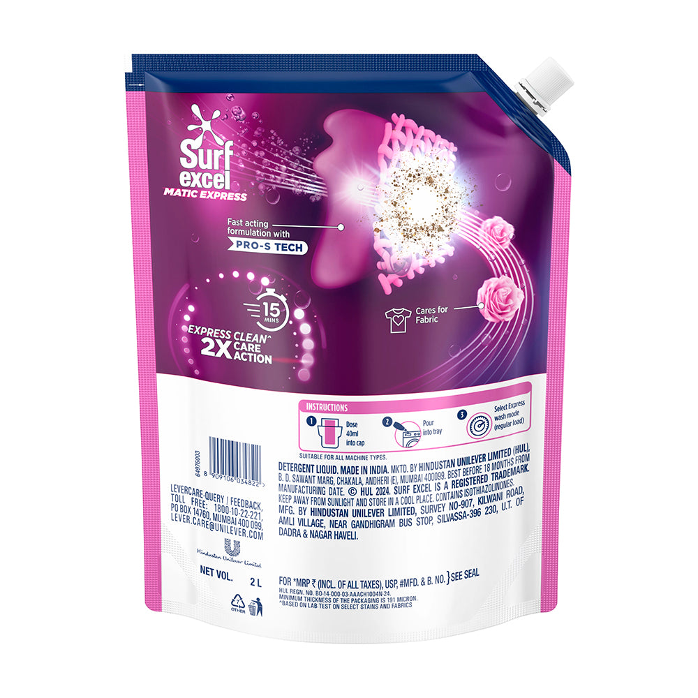 Surf Excel Matic Express Clean & Care 2 ltr