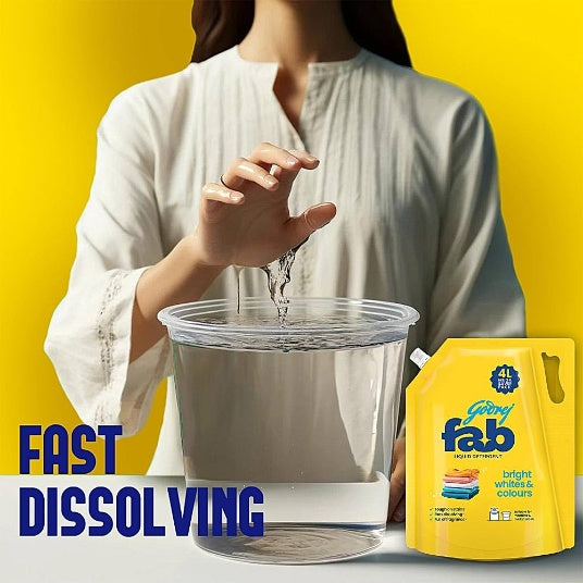 Godrej Fab Liquid Detergent 4 ltr