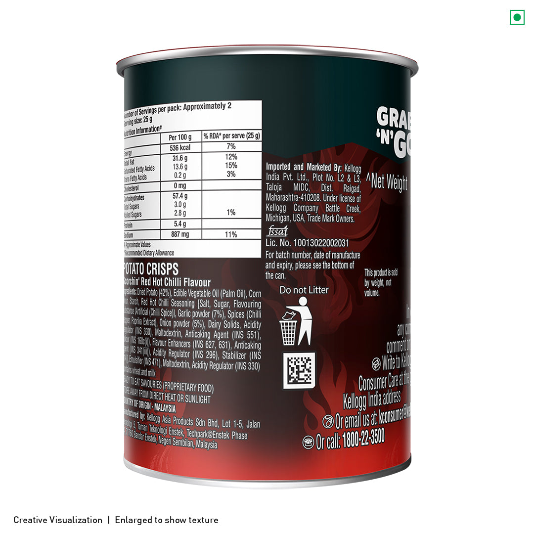 Pringles Scorchin Red Hot Chilli 40 g