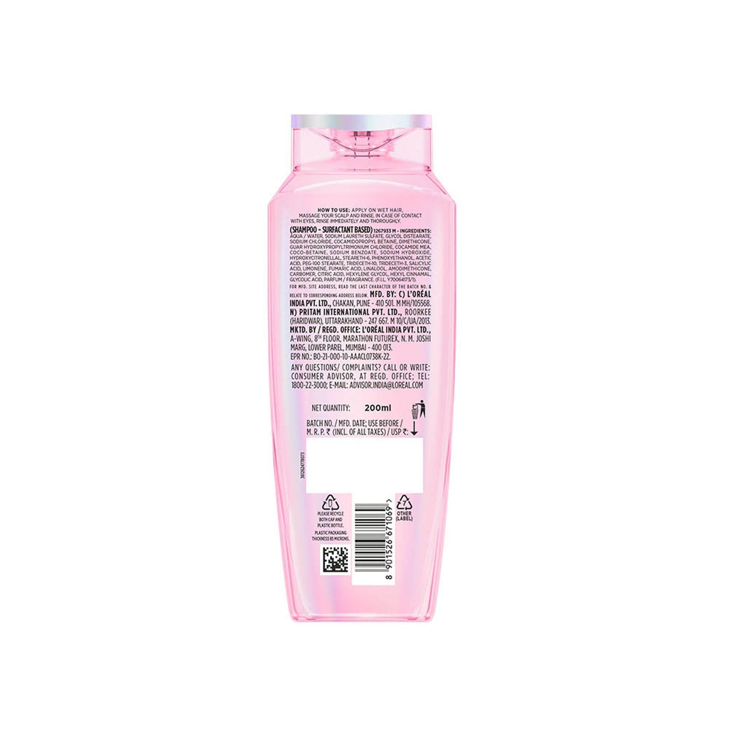 L'Oreal Paris Glycolic Gloss Shampoo 200 ml