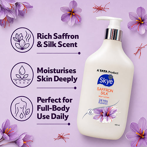 Skye Saffron Silk Body Lotion, 400 ml