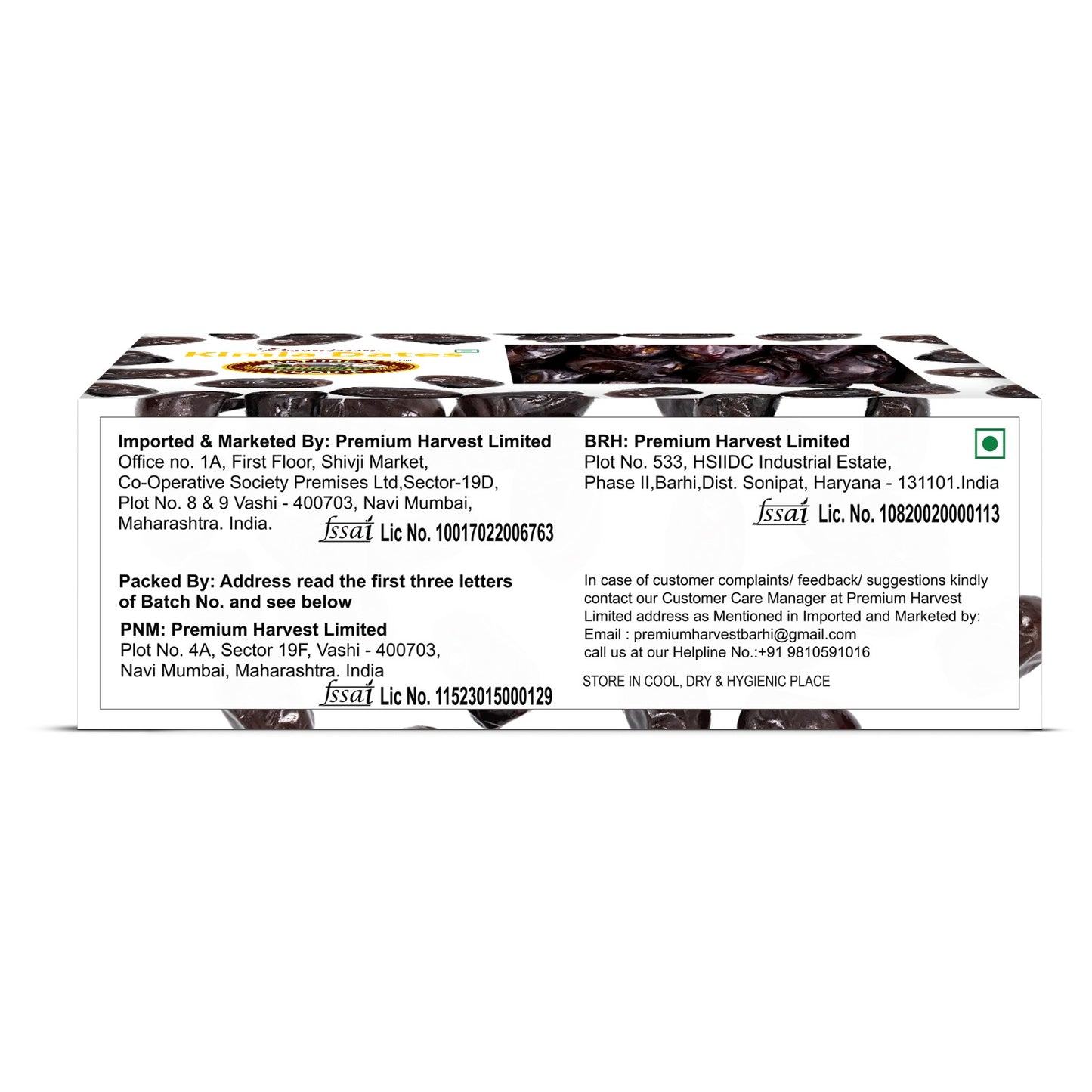 Nature's Choice Premium Kimia Dates 500 gm