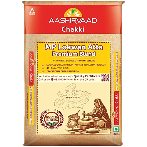 Aashirvaad MP Lokwan Atta Premium Blend 5 kg