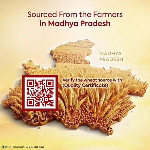 Aashirvaad MP Lokwan Atta Premium Blend 5 kg
