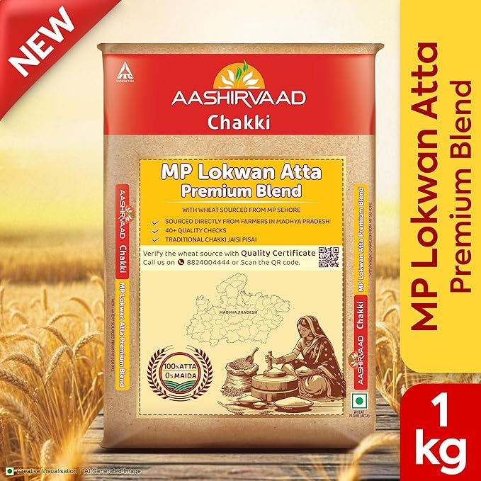 Aashirvaad MP Chakki Lokwan Atta 1 kg