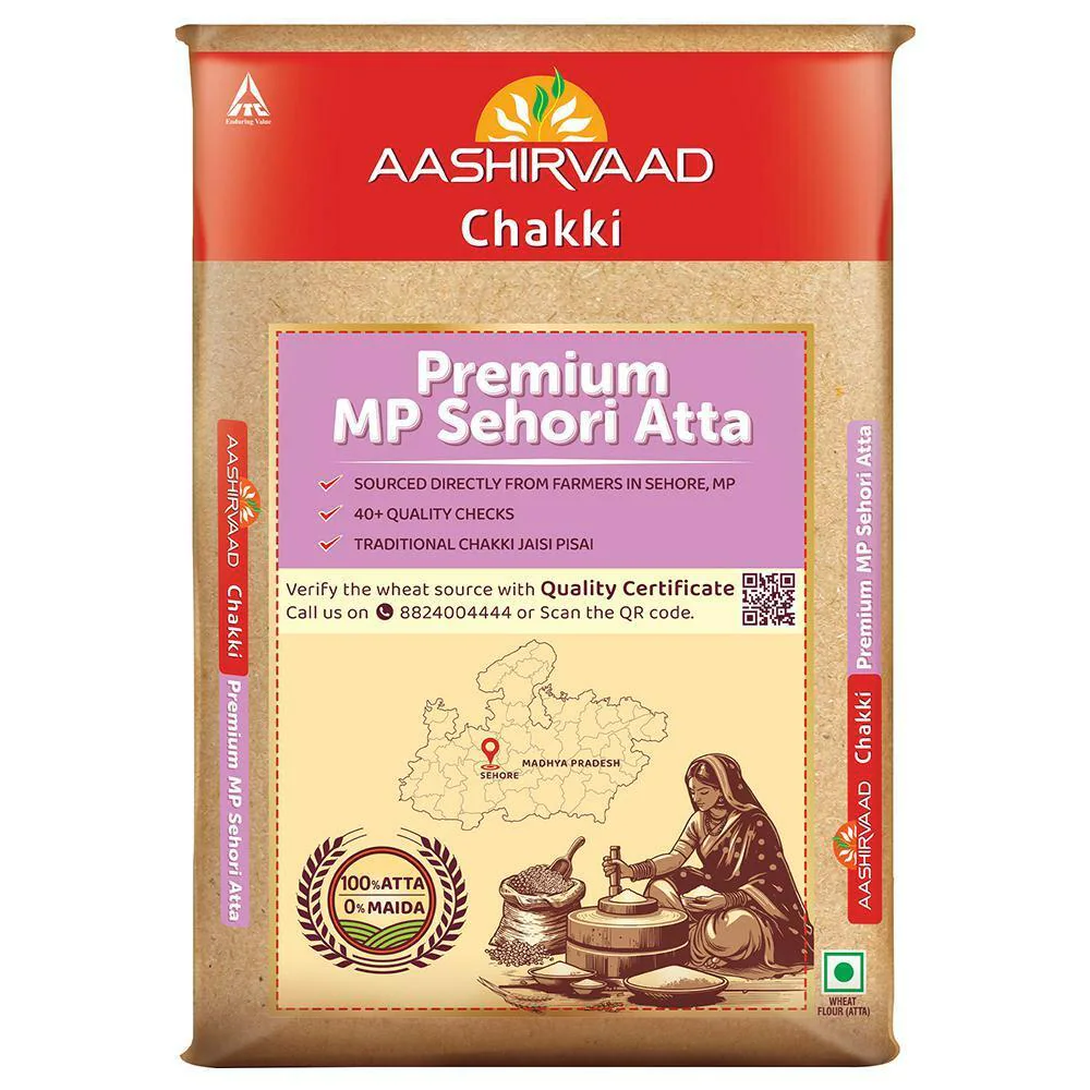Aashirvaad Chakki Premium MP Shetori Atta 5 kg