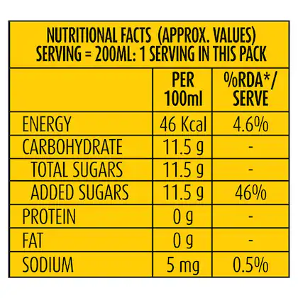 Campa Lemon Flavoured Drink Pet Bottle 200 ml
