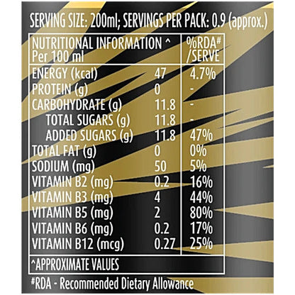 Campa Energy Gold Boost Can 185 ml