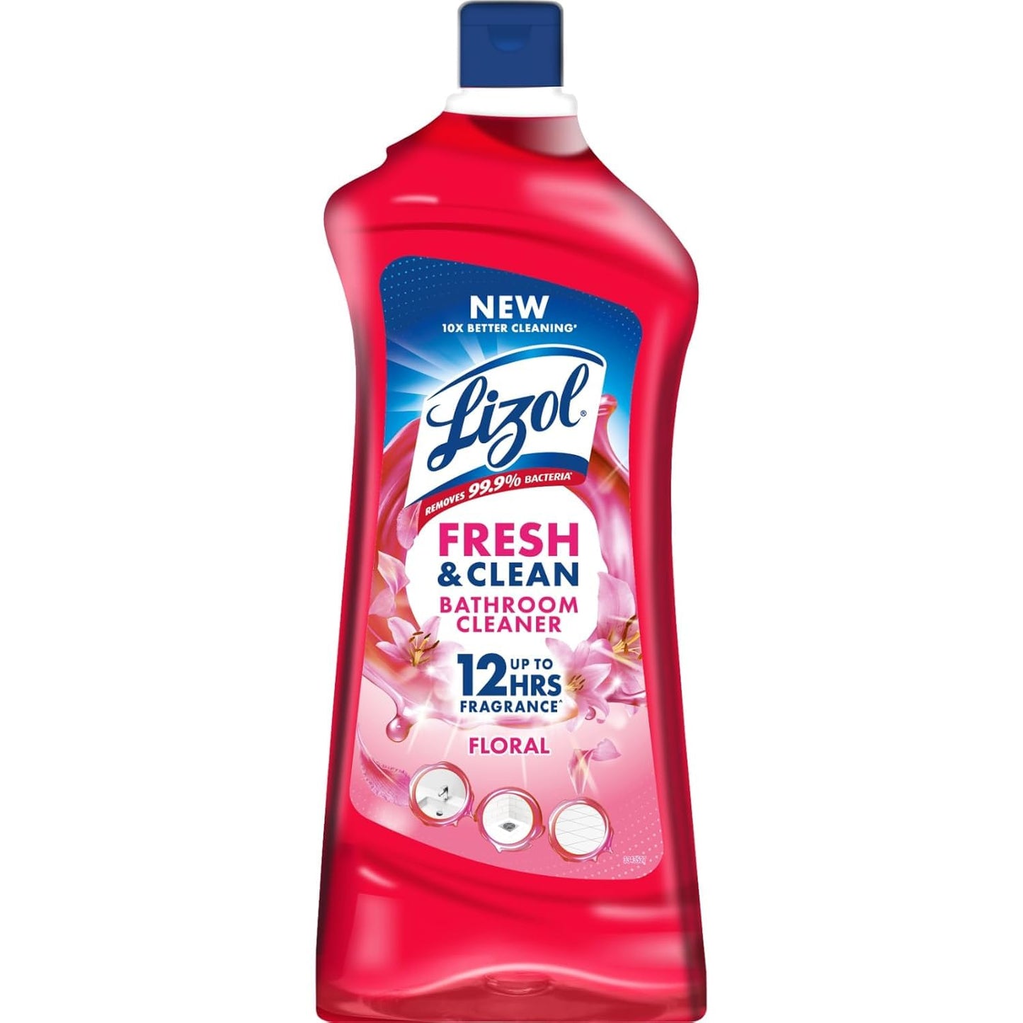 Lizol Fresh & Clean Bathroom Cleaner Floral 1 Ltr