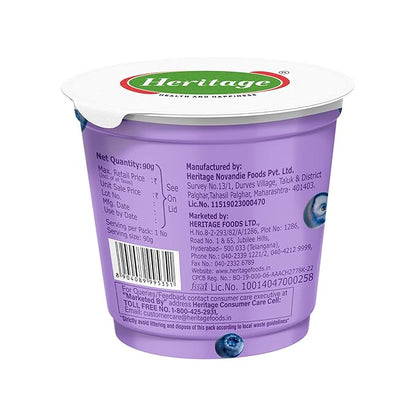 Heritage Livo Blueberry Yogurt Tub 90 gm