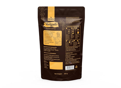 Continental Malgudi Filter Coffee Powder 80% Coffee - 20 % Chicozy 500 gm