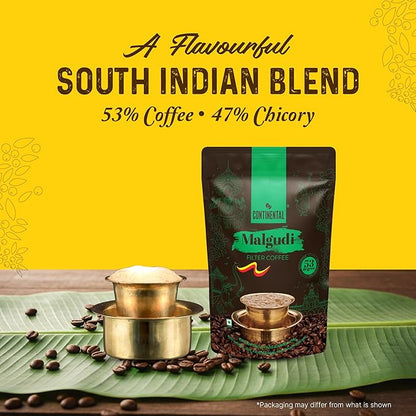 Continental Malgudi Filter Coffee Powder 50% Coffee - 47 % Chicozy 500 gm