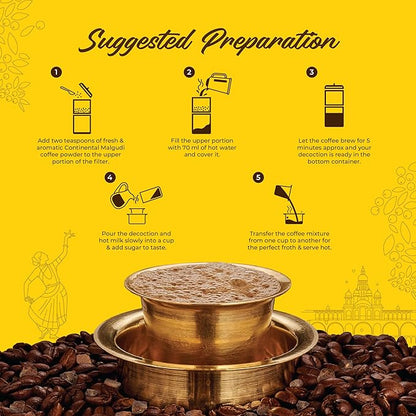 Continental Malgudi Filter Coffee Powder 50% Coffee - 47 % Chicozy 500 gm