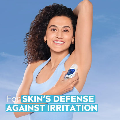 Nivea Derma Control Defend, 0% Alcohol, Pure Hyaluron & ProVitB5, Underarm RollOn Women 50 ml