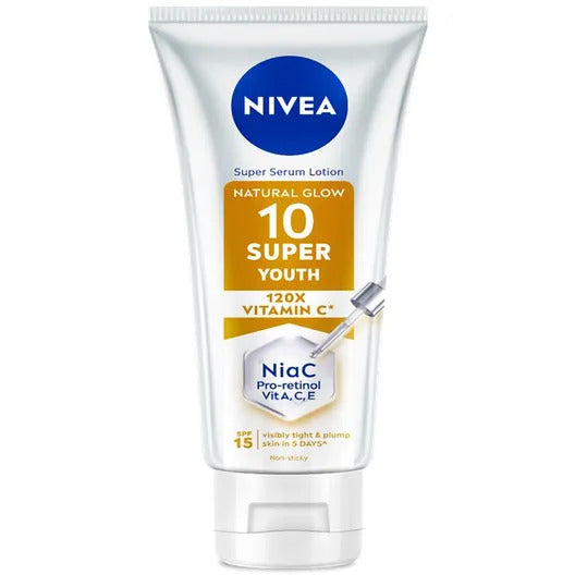Nivea Natural Glow 10 Super Youth SPF 15 Super Serum Lotion 170 ml
