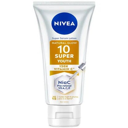 Nivea Natural Glow 10 Super Youth SPF 15 Super Serum Lotion 170 ml